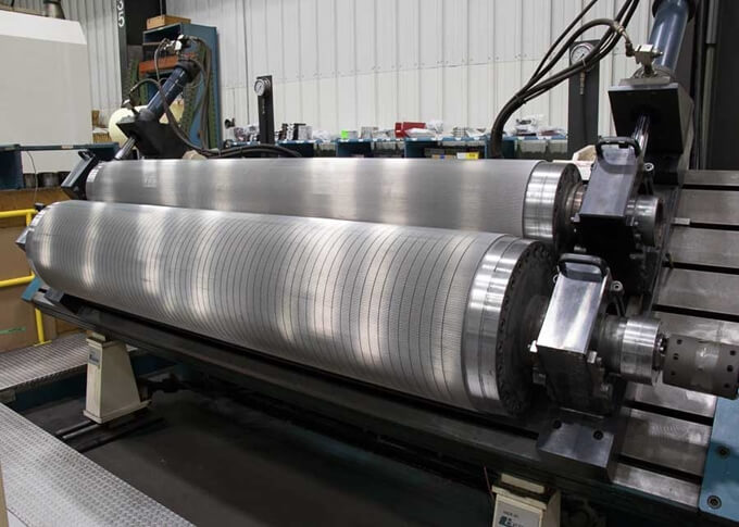 single face corrugating roll