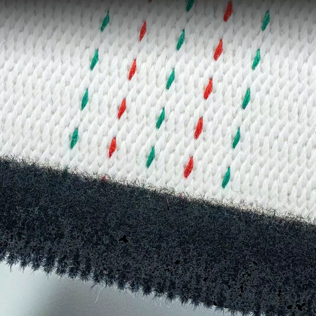 edge of the corrugator conveyor belt